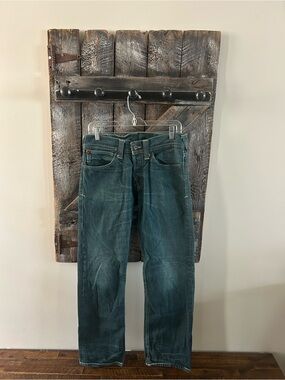 Men's Vintage Eviso Puma Classic Straight Leg Blue Jeans